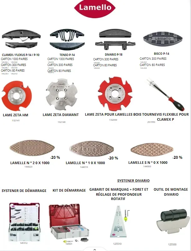 Nos diffèrent consommables (6)